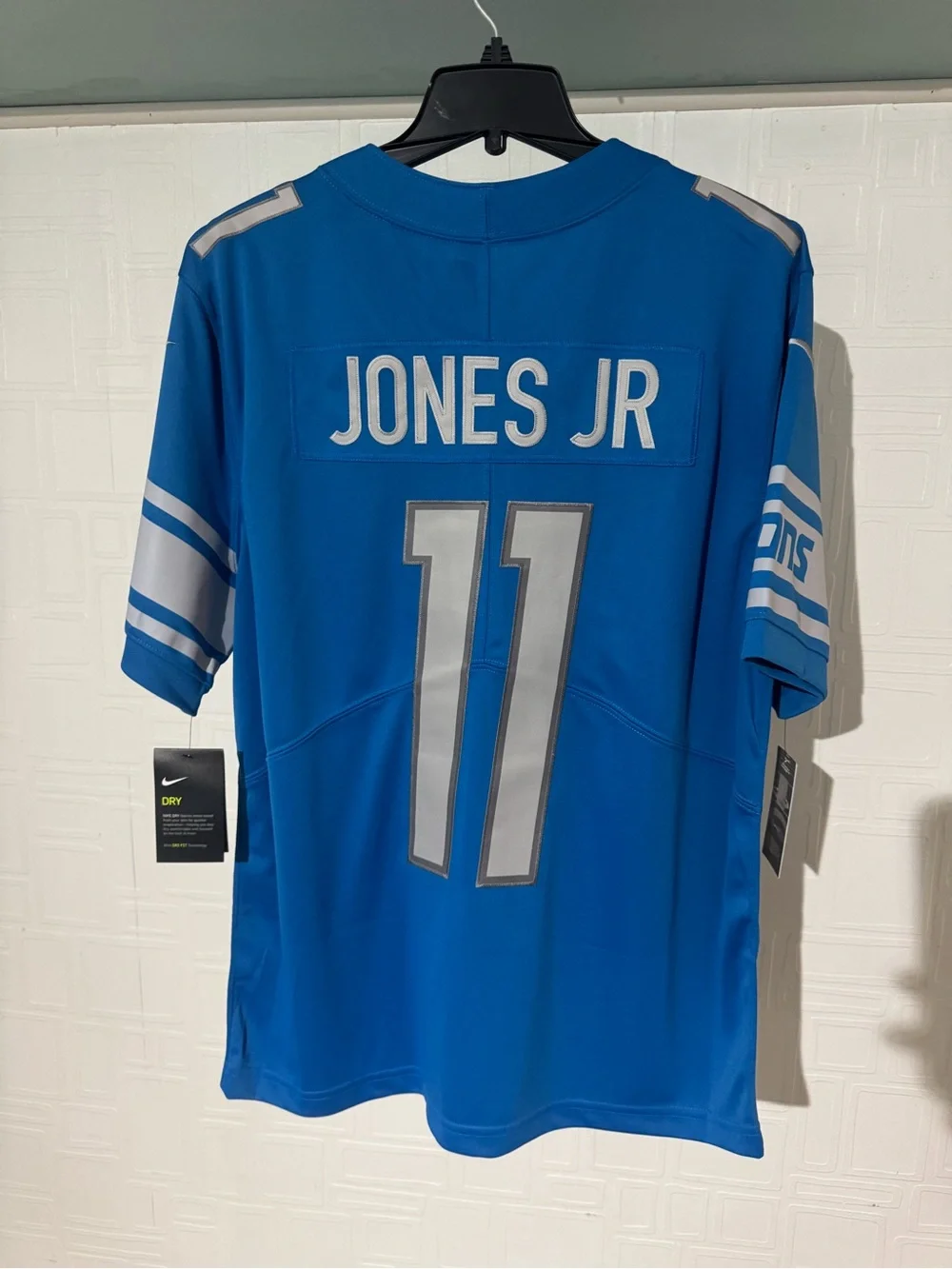 NFL Nike Detroit Lions  Jones Jr #11 Blue Football Jersey